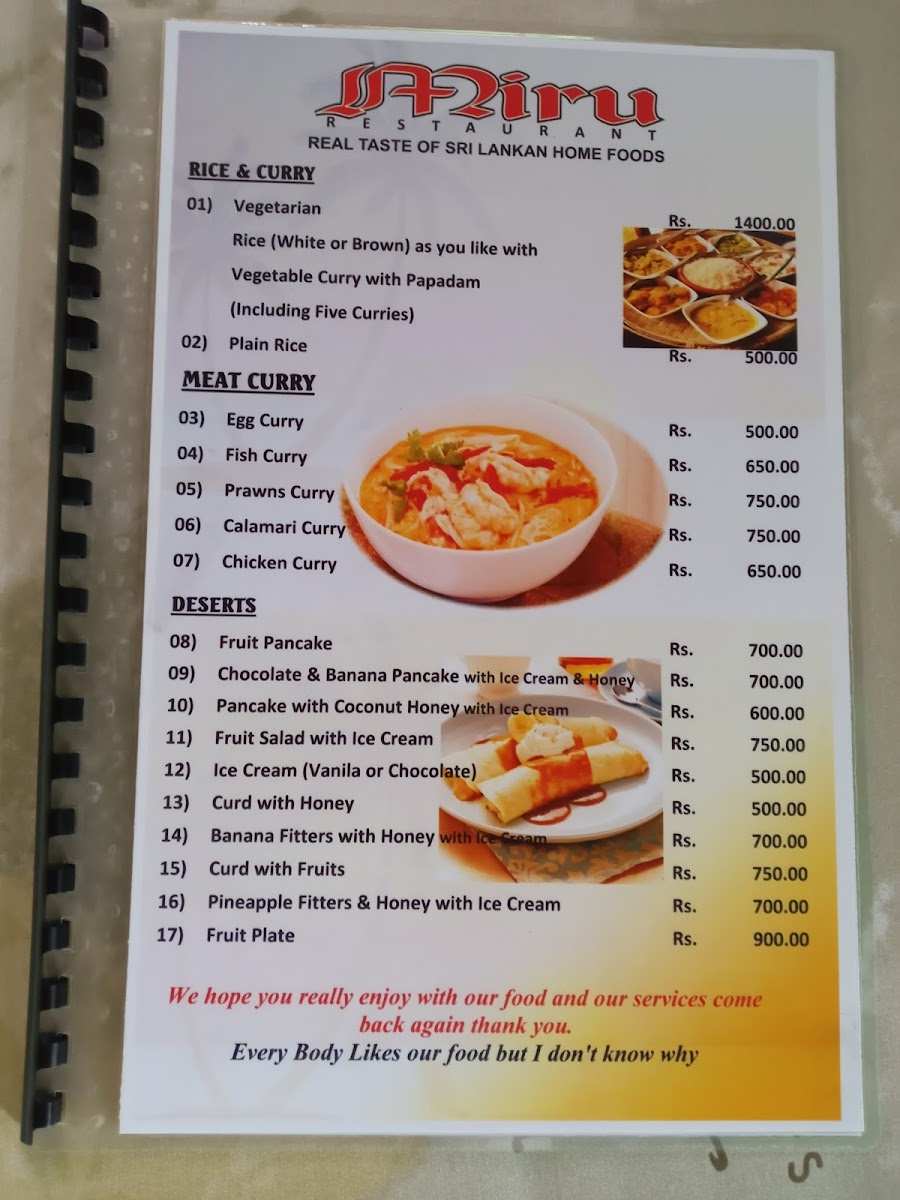 Menu Miru Restaurants-1